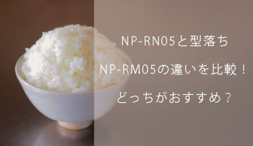 NP-RN05と型落ちNP-RM05の違いを比較！どっちがおすすめ？