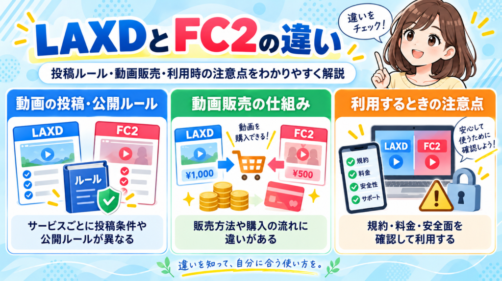 LAXDとFC2の違い