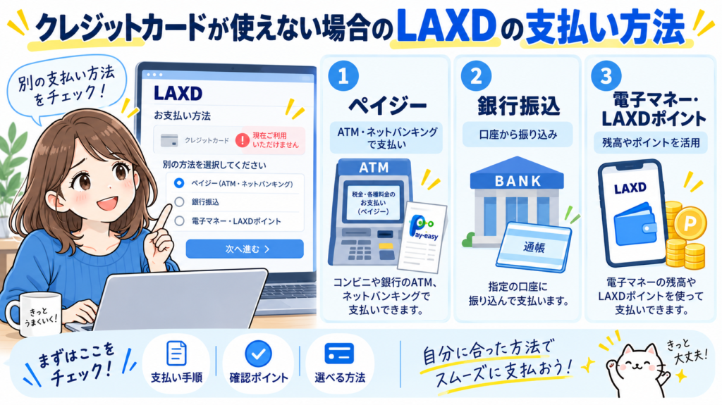 LAXDの代替支払い方法ガイド