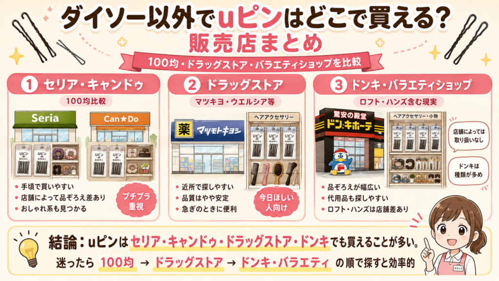 uピン ダイソー