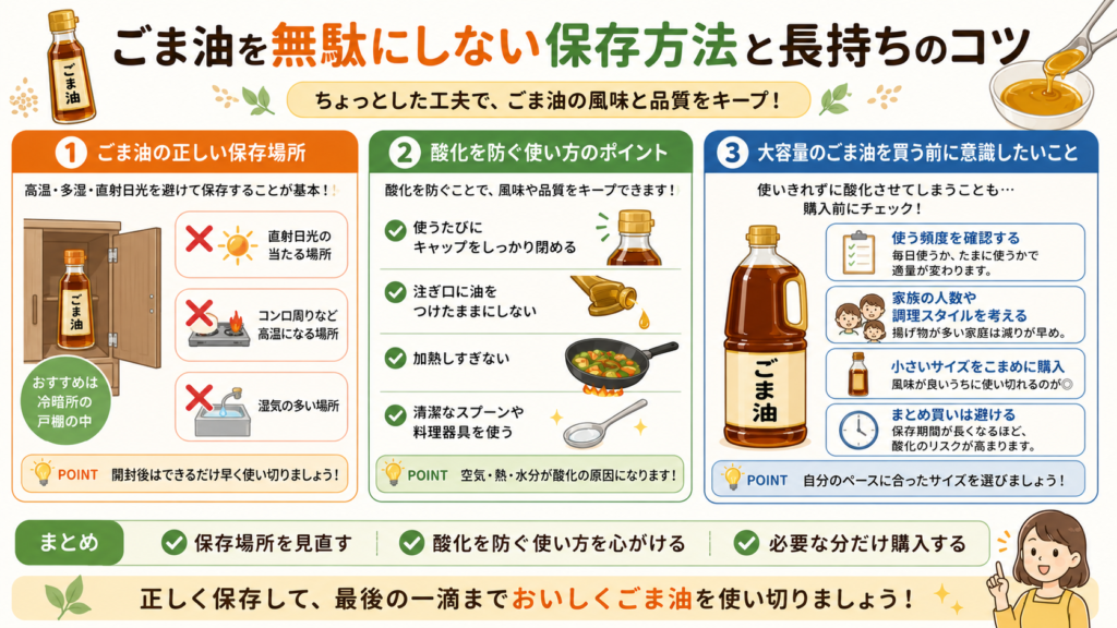 ごま油捨て方