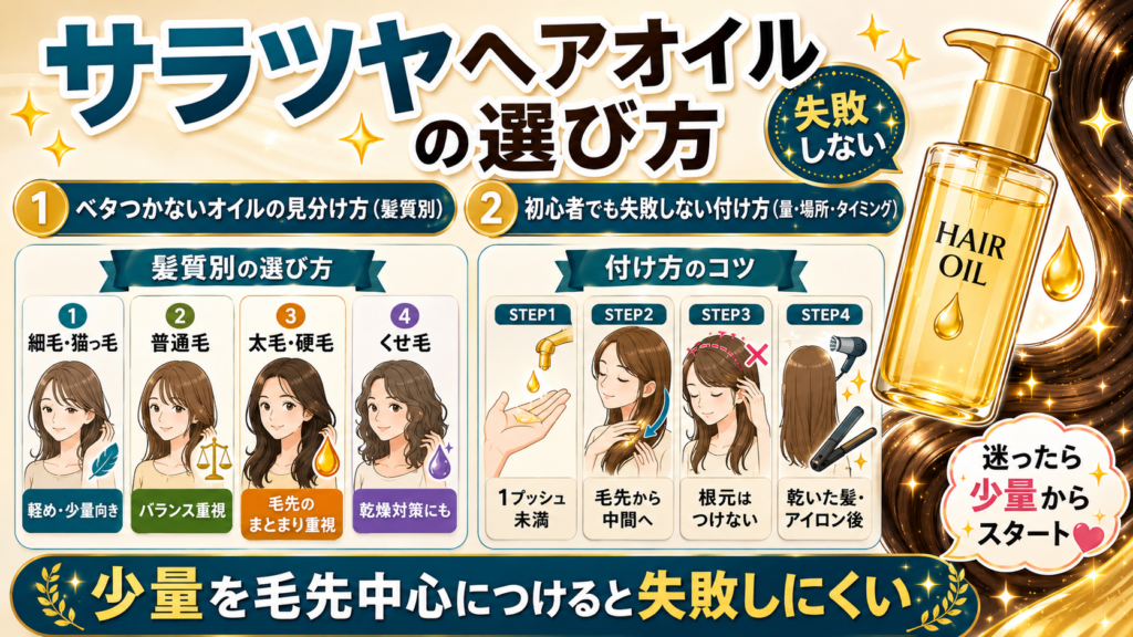 サラツヤ ヘアオイル 売ってる場所