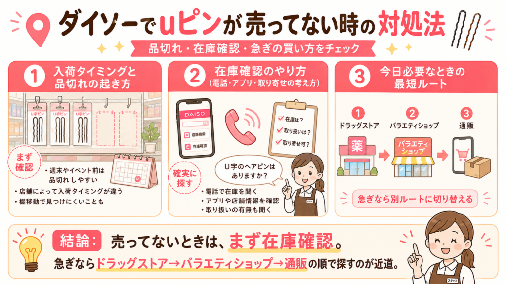 uピン ダイソー
