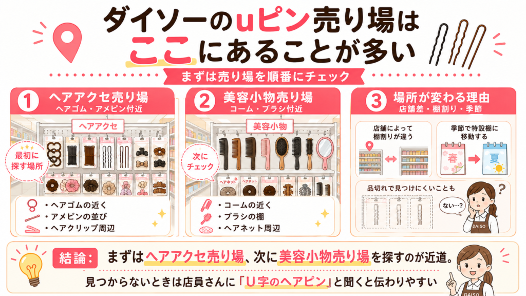 uピン ダイソー