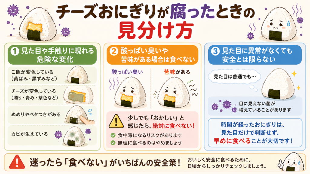 チーズおにぎり 腐る