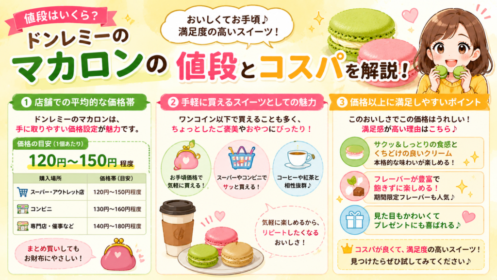 ドンレミー マカロン どこで売ってる