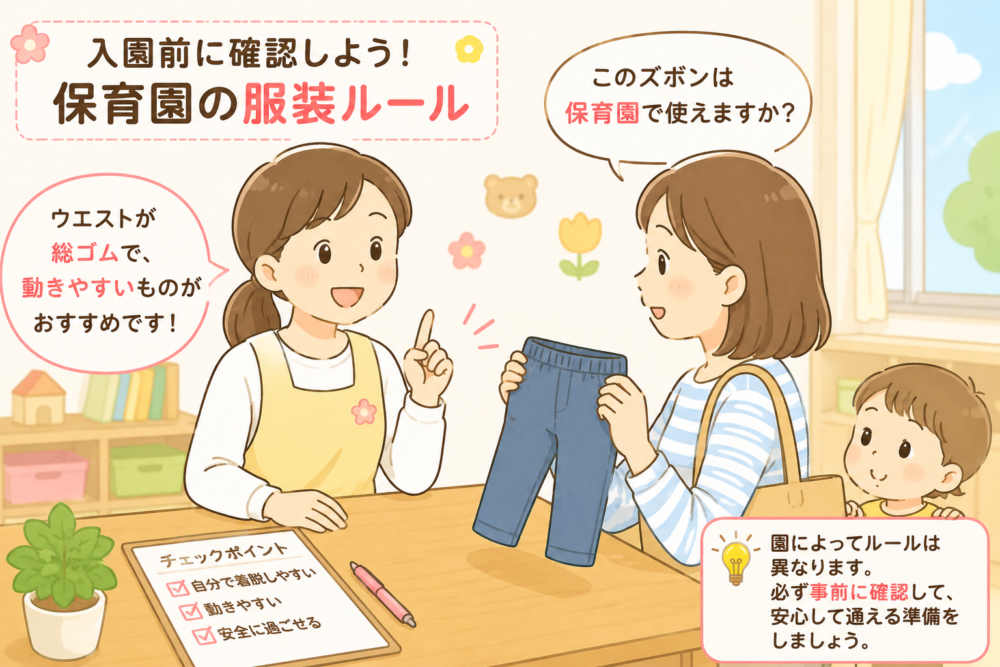 保育園 ユニクロレギンス 禁止 なぜ