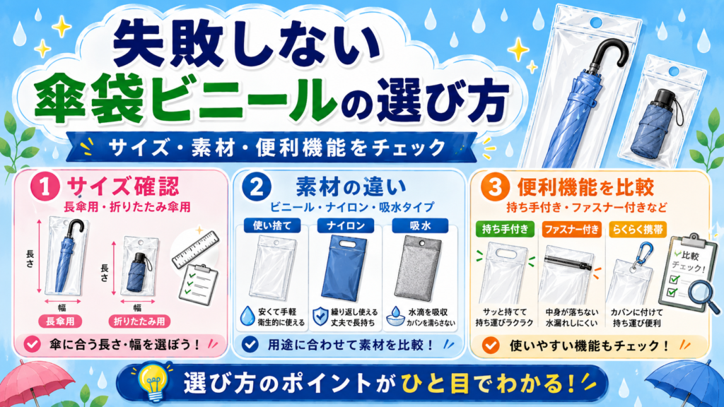 傘袋ビニール どこで売ってる