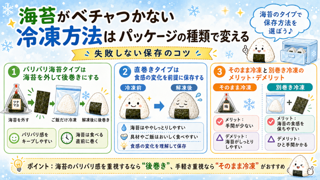 コンビニおにぎり 冷凍