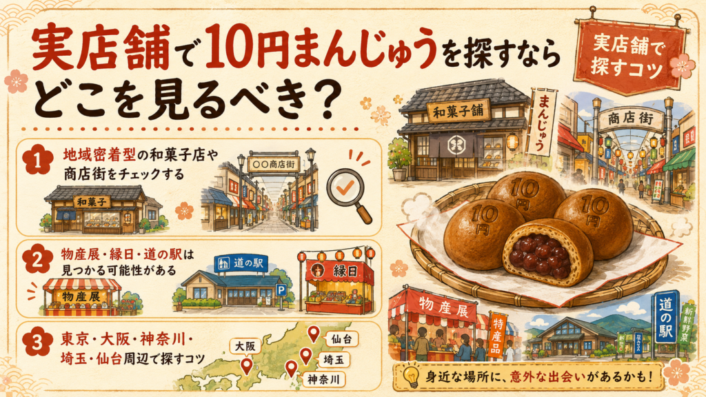 10円まんじゅう どこで売ってる