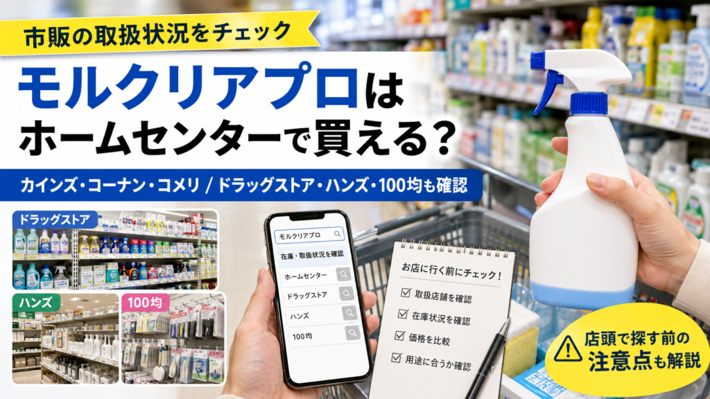 モルクリアプロ ホームセンター