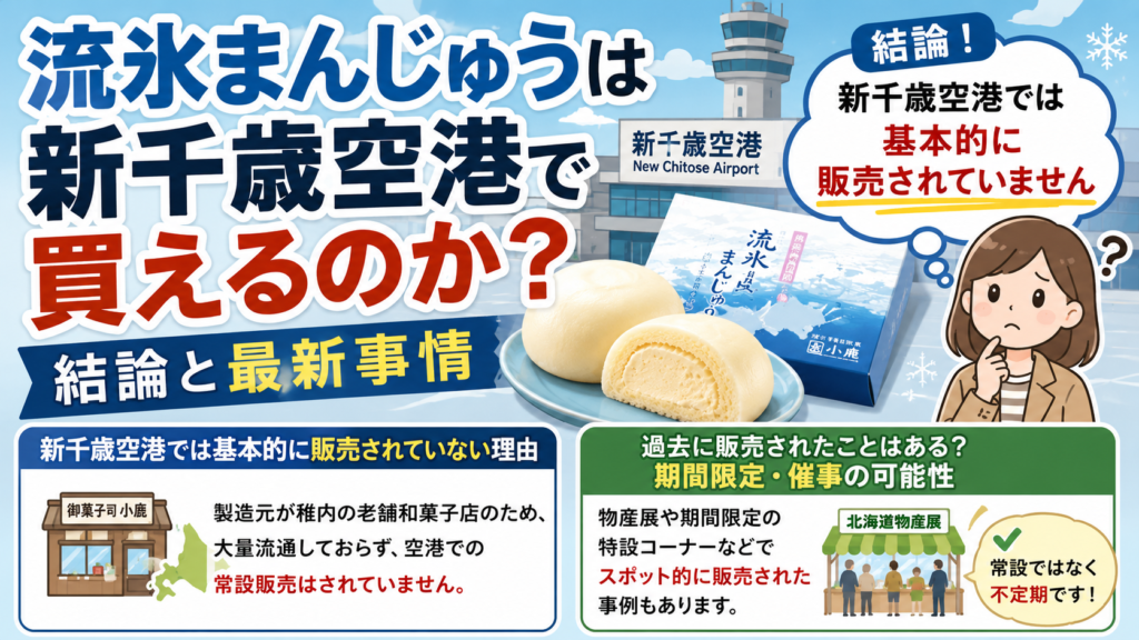 流氷まんじゅう 新千歳空港