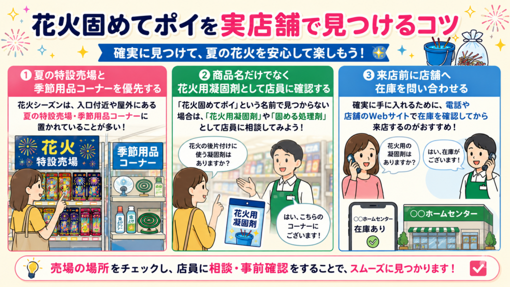 花火固めてポイ どこで売ってる