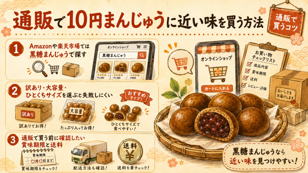 10円まんじゅう どこで売ってる