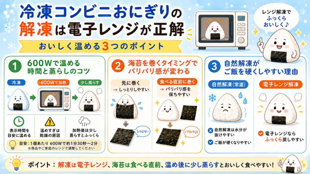 コンビニおにぎり 冷凍