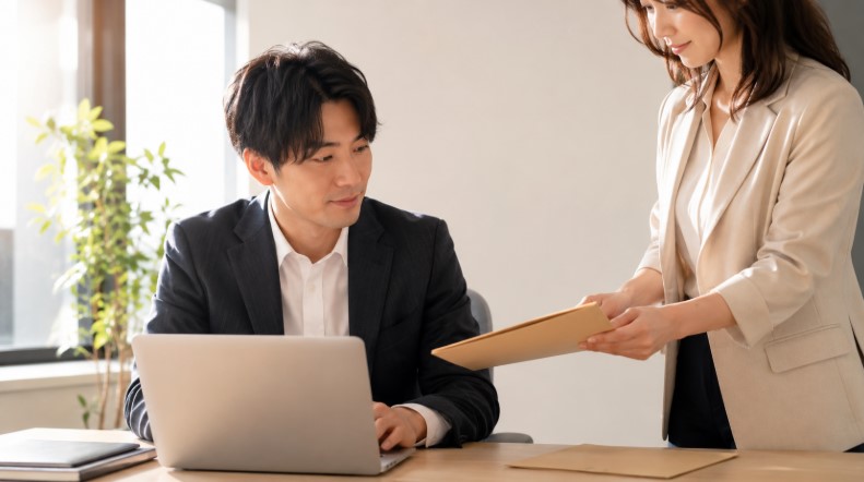 撤収の前向きな言い換えと今後の方針を話し合う日本人ビジネスチーム
