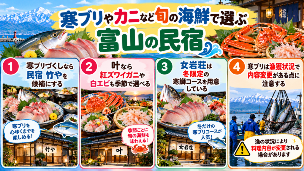 富山の旬海鮮民宿ガイド